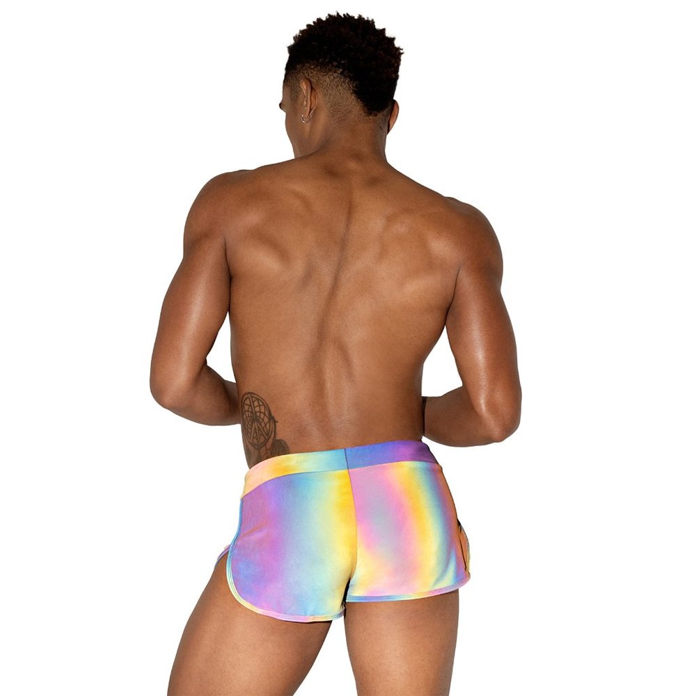 Reflective Runner Style Shorts with Drawstring - Picture 12 of 15